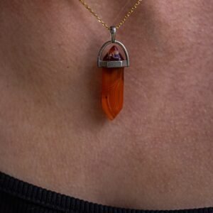 Pendentif en cornaline