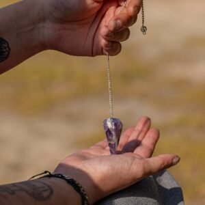 Pendule cône améthyste